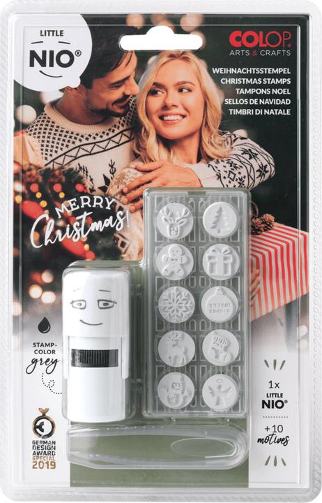 Colop Stempel Little NIO Set Weihnachten, 10-teilig