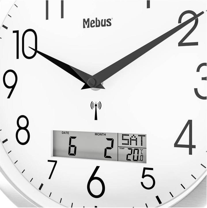 Actual product image Mebus Radio controlled wall clock (30 cm)