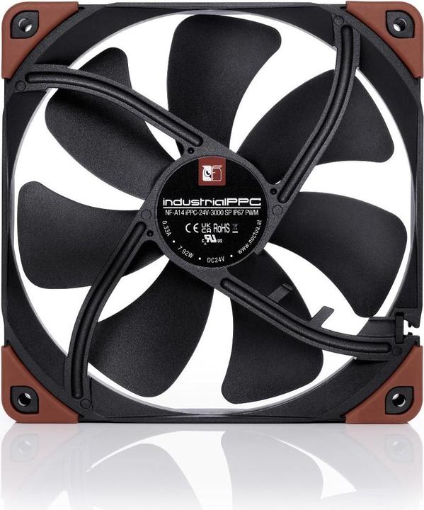 Actual product image Noctua NF-A14 indu.3000 IP67 140x140x25 NF-A14 industrialPPC-24V-3000 SP IP67PWM (140 mm, 1 x)