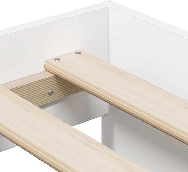 Actual product image VidaXL Storage bed frame white 90x200 cm (90 x 200 cm)