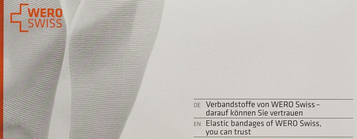 Image du produit Wero Swiss Elasticolor Elastische Binde 5mx10cm blau