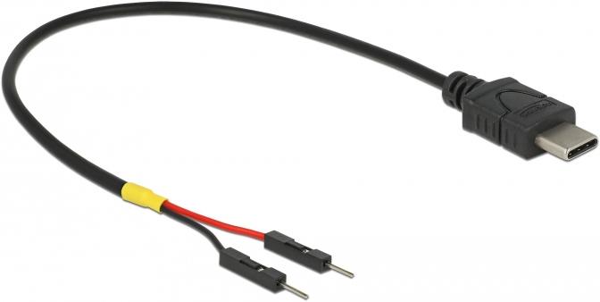 Produktbild Delock USB Stromkabel Typ-C auf 2 x Pfostenstecker einzeln Strom (0.20 m)