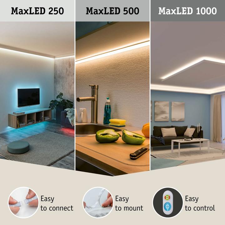 Produktbild Paulmann MaxLED 500 Full-Line COB Stripe Set (Warmweiss, 150 cm, Indoor)