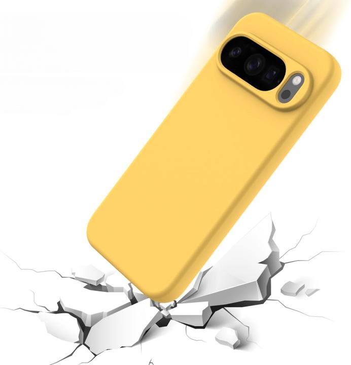 Actual product image Cover-Discount Google Pixel 10 / 10 Pro - Silikon Gummi Hülle mit Riemen (Google Pixel 10 Pro, Google Pixel 10)