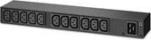 Actual product image APC PDU 19 inch 1U Basic 13xC13 input C2