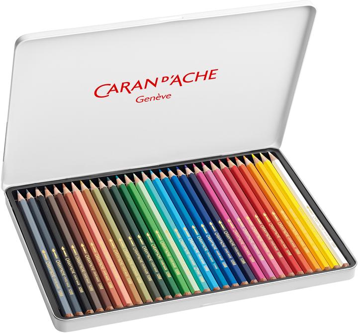 Productafbeelding Caran d'Ache Fancolor Farbstifte Metallschachtel (Veelkleurig, 30 x)