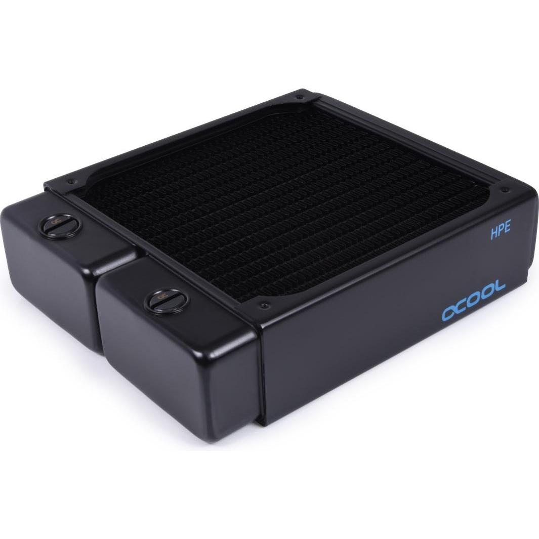 Alphacool NexXxoS HPE-45 Radiator 140mm (140 mm), Wasserkühlung Radiator, Schwarz