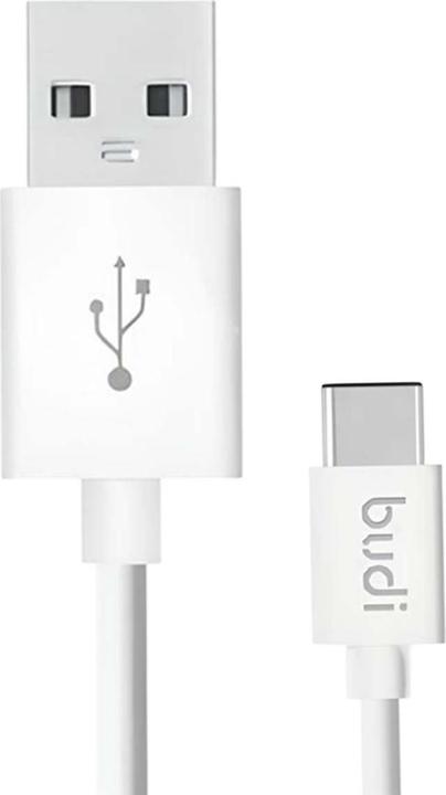 Immagine prodotto Budi - USB-Autoladegerät + USB-C-Kabel (Weiss)