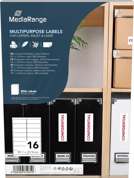 Actual product image MediaRange Permanent adhesive