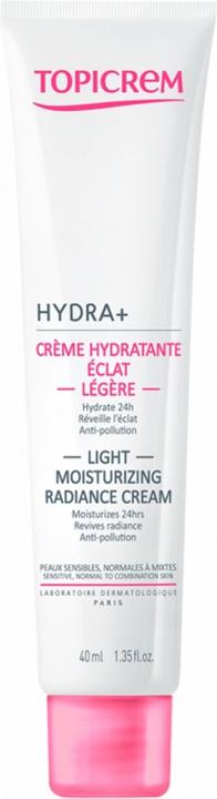 Topicrem HYDRA+ Light Moisturizing Radiance Cream (40 ml, Tagescreme)