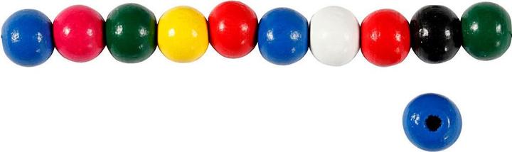 Produktbild Creativ Company Holzperlen in verschiedenen Farben, 150 Stück.