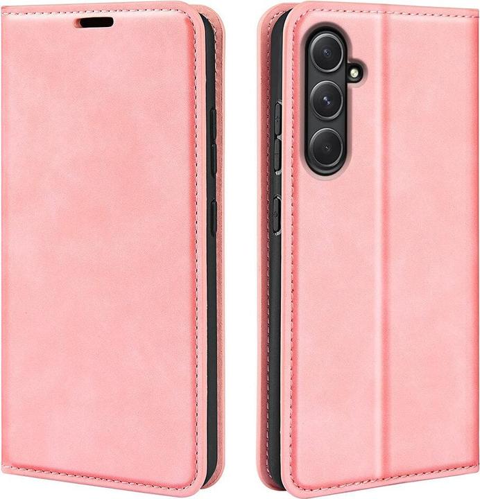 Productafbeelding Cover-Discount Galaxy A55 - Stand Flip hoesje roze (Samsung Galaxy A55)