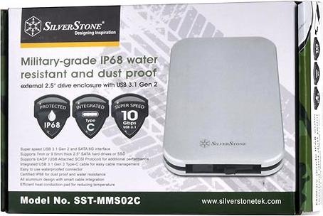 Actual product image Silverstone Mammoth Series MMS02 - Storage Enclosure - 2.5" (6.4 cm) (2.5")