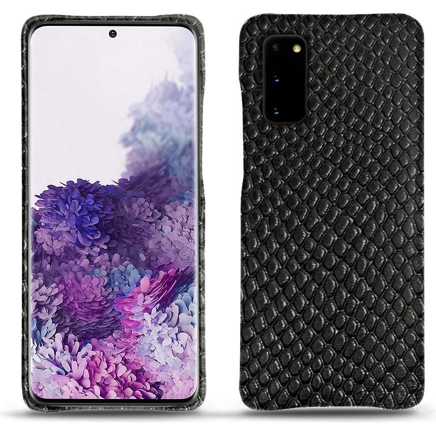 Noreve Lederschutzhülle (Samsung Galaxy S20), Smartphone Hülle, Schwarz
