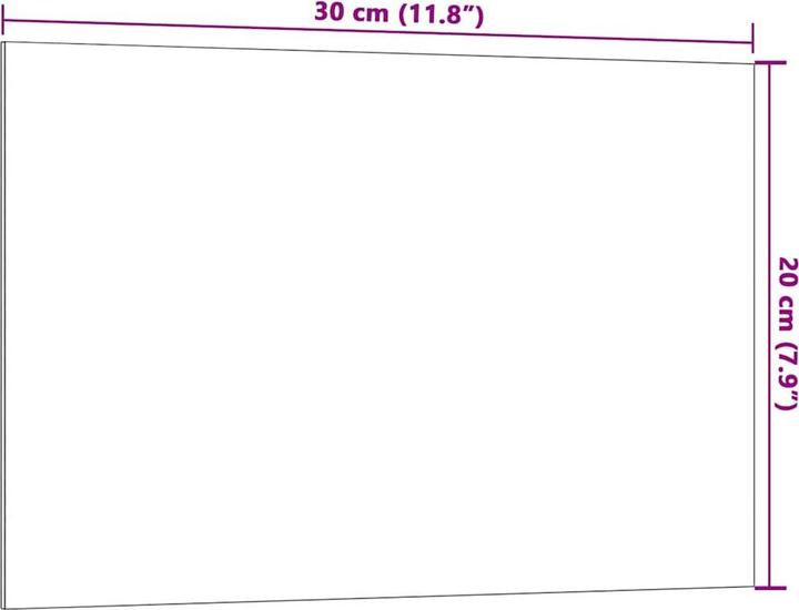 Actual product image vidaXL Maternus (Magnet board, 50 x 20 cm)