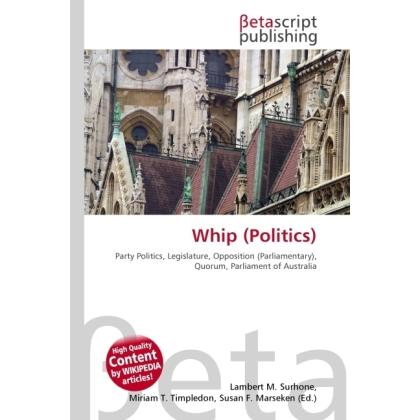 Whip (Politics), Fachbücher