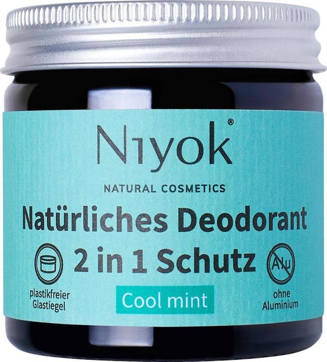 Actual product image Niyok Deodorant cream COOL MINT (Crème, 40 ml)