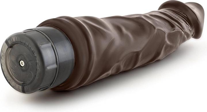 Actual product image Blush Dr. Skin â Cock Vibe no6 vibrator â chocolate