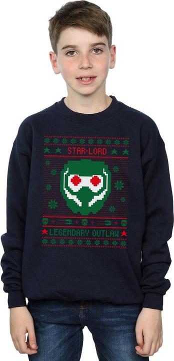 Produktbild Guardians Of The Galaxy Vol. 2 Star Lord Fair Isle Sweatshirt Jungen (152, 158)