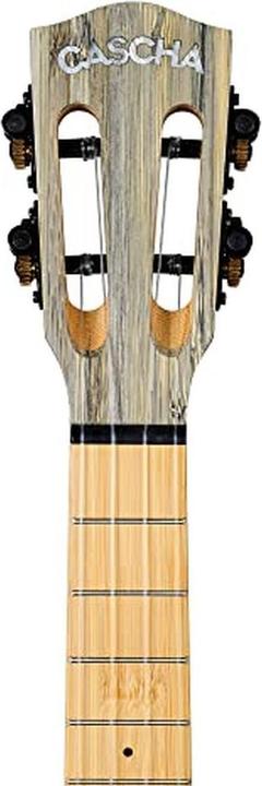 Produktbild Cascha Concert Ukulele Bamboo Graphite (w/ Bag Padded 3 Picks) (Konzert)