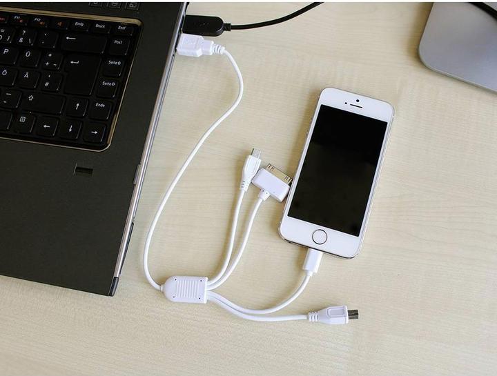 Produktbild Eufab USB Ladekabel Anschlüssen (0.37 m, USB 3.0)