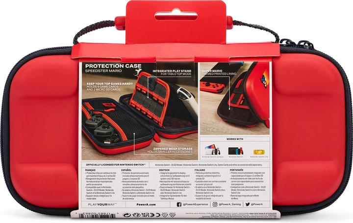 Image du produit PowerA Housse de protection pour Nintendo Switch - Speedster Mario (Switch, Switch Lite, Switch OLED)