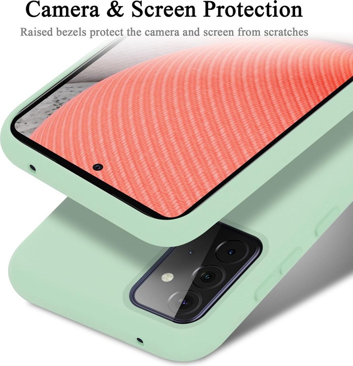 Produktbild Cadorabo TPU Liquid Silicone Case Cover (Samsung Galaxy A72)