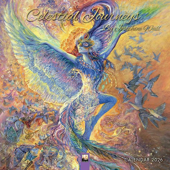 Produktbild Celestial Journeys by Josephine Wall Wall Calendar 2026 (Art Calendar) (Harter Einband, Englisch)