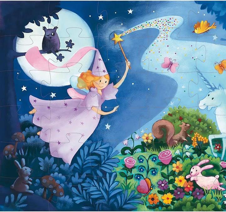 Produktbild Djeco Puzzle Die Fee und das Einhorn 36 Teile (36 Teile)