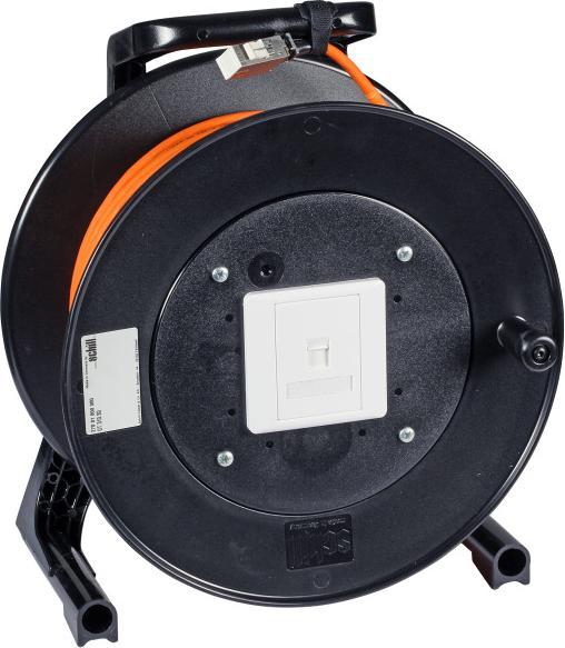 Produktbild Tecline Verlängerungskabel Cat 6, S-STP, auf Kabeltrommel, 90 m Für mobilen Einsatz wie Service, Messen, Prä (S/FTP, CAT6a, 90 m)