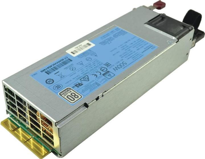 Actual product image HPE ProLiant G9 500W Flex Slot Platinum Hot Plug Power Supply Kit