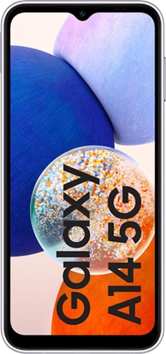 Produktbild Samsung Galaxy A14 5G (64 GB, Silver, 6.60", Dual SIM, 5G)