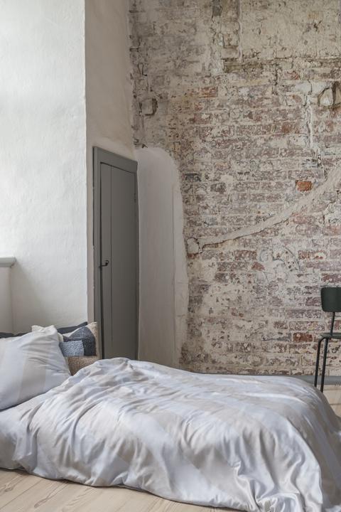 Produktbild Mette Ditmer DIAGONAL Bedding 140 x 200 cm - Light blue (Bettwäsche Set, 140 x 200 cm)