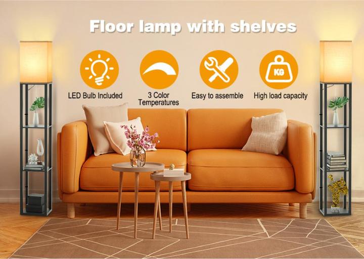 Produktbild Lumina Swiss Retro LED Stehlampe (800 lm, E27)