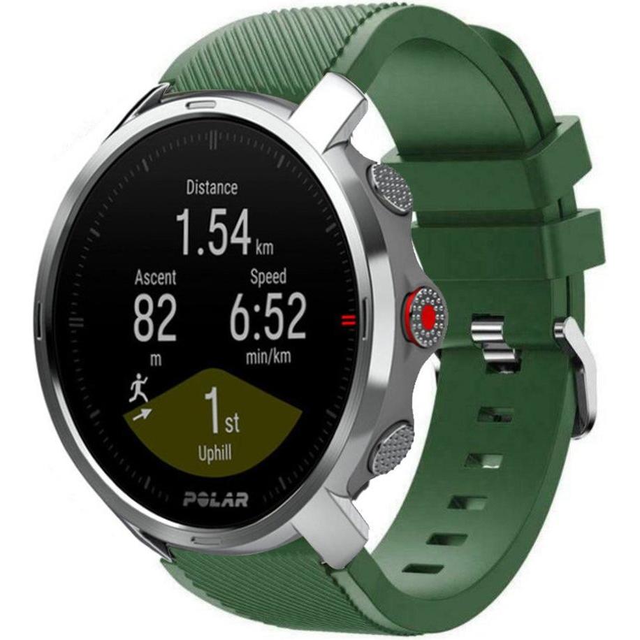 Strap-it Silikonarmband (Silikon, Grit X), Uhrenarmband, Grün