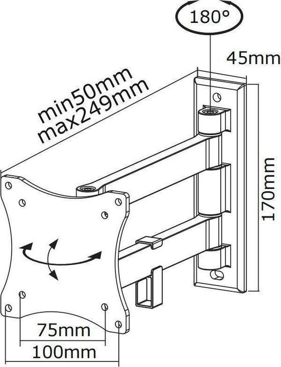 Image du produit Neomounts Fpma-W820 (Mur, 27", 12 kg)