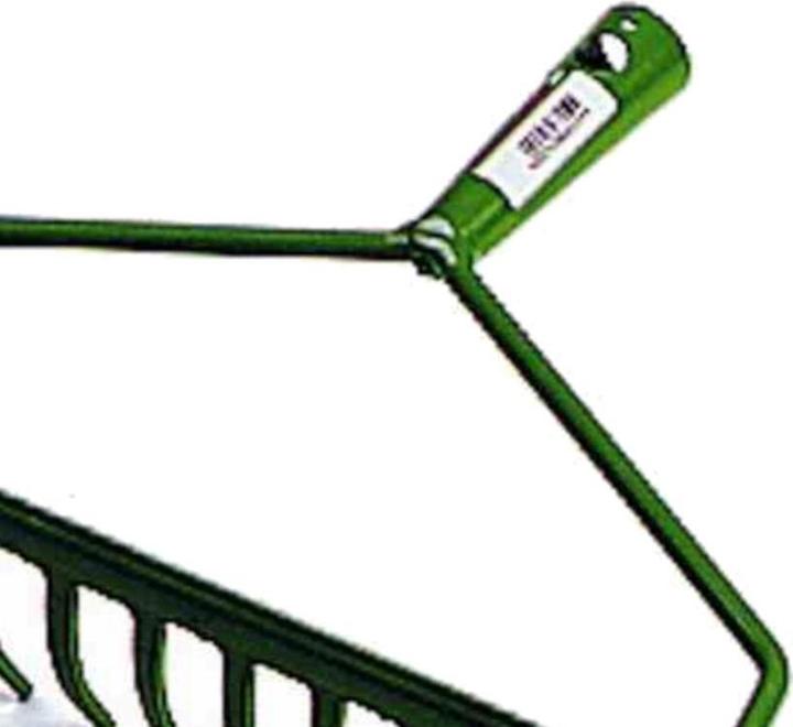 Immagine prodotto Freund Victoria Rastrello, 66154 Rastrello da giardino a cerchio in acciaio, colore verde, larghezza di lavoro: 35