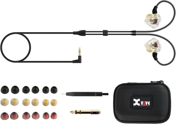 Actual product image Xvive T9 In-Ear Monitors (NC, Cable)
