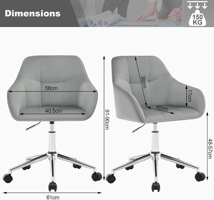Produktbild Woltu Homeoffice Drehstuhl