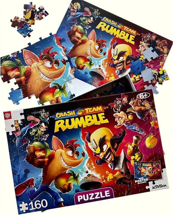 Actual product image Cenega KIDS: CRASH RUMBLE HEROES PUZZLES - 160 (160 pieces)