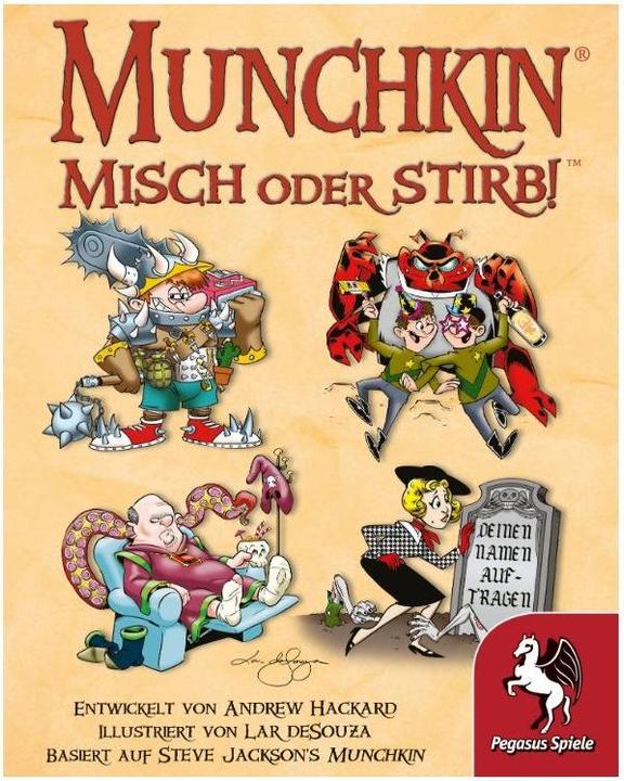 Produktbild Pegasus 17030G - Munchkin: Misch oder stirb!, Kartenspiel, 3-6 Spieler, ab 12 Jahren (DE-Ausgabe) (Deutsch, 3 - 6 Spieler)
