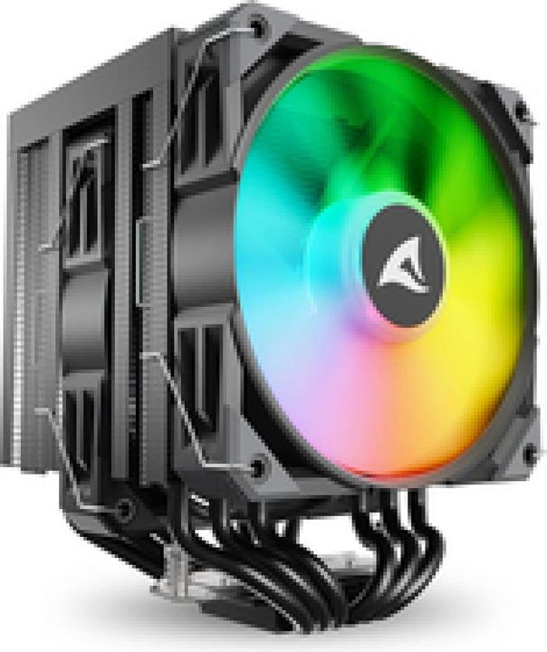 Actual product image Sharkoon A60 RGB Black Air Cooler (159 mm)