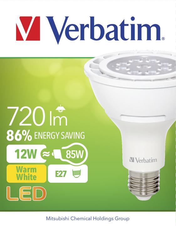 Actual product image Verbatim LED PAR30, E27, 12W, ww (E27, 720 lm)