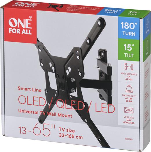 Image du produit One for All Smart WM2451 (Mur, 55", 30 kg)