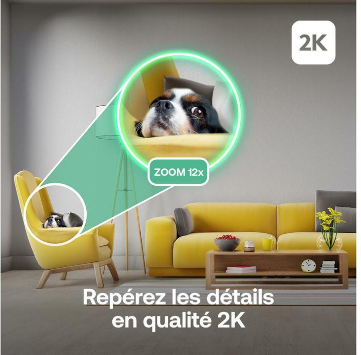 Image du produit Arlo Essential 3 2K PTZ Intérieur Lot de 2 (2304 x 1296 Pixels)
