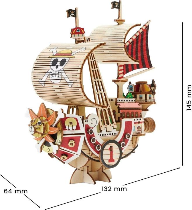 Produktbild Kito Art One Piece - Thousand Sunny der Strohutbande - Holzmodell