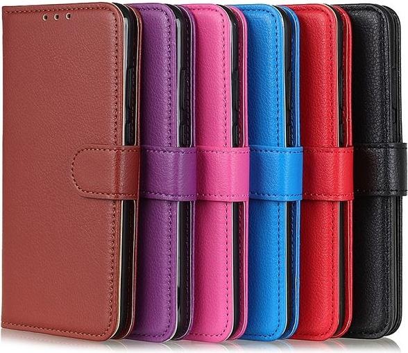 Image du produit MU Classic Série de couvertures de livres en cuir litchi (Xiaomi Redmi Note 9 5G, Xiaomi Redmi Note 9T 5G)