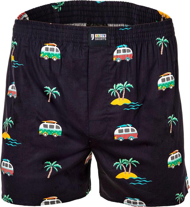 Immagine prodotto Happy shorts Boxer in tessuto dal taglio casual e confortevole (L, Confezione singola)