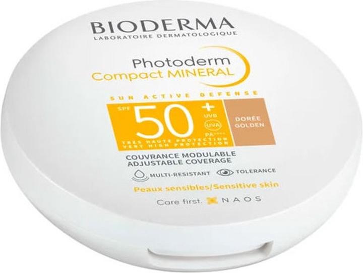 Bioderma Photoderm Compact SPF50 Golden (Sonnencreme Gesicht, SPF 50, 10 g)
