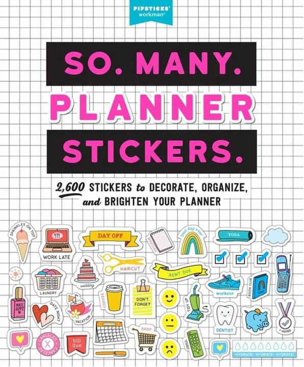 Produktbild So. Many. Planner Stickers (Englisch, Pipsticks®+Workman®, 2019)